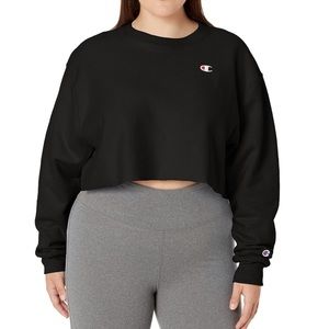 Champion Cropped Reverse Weave Crew
